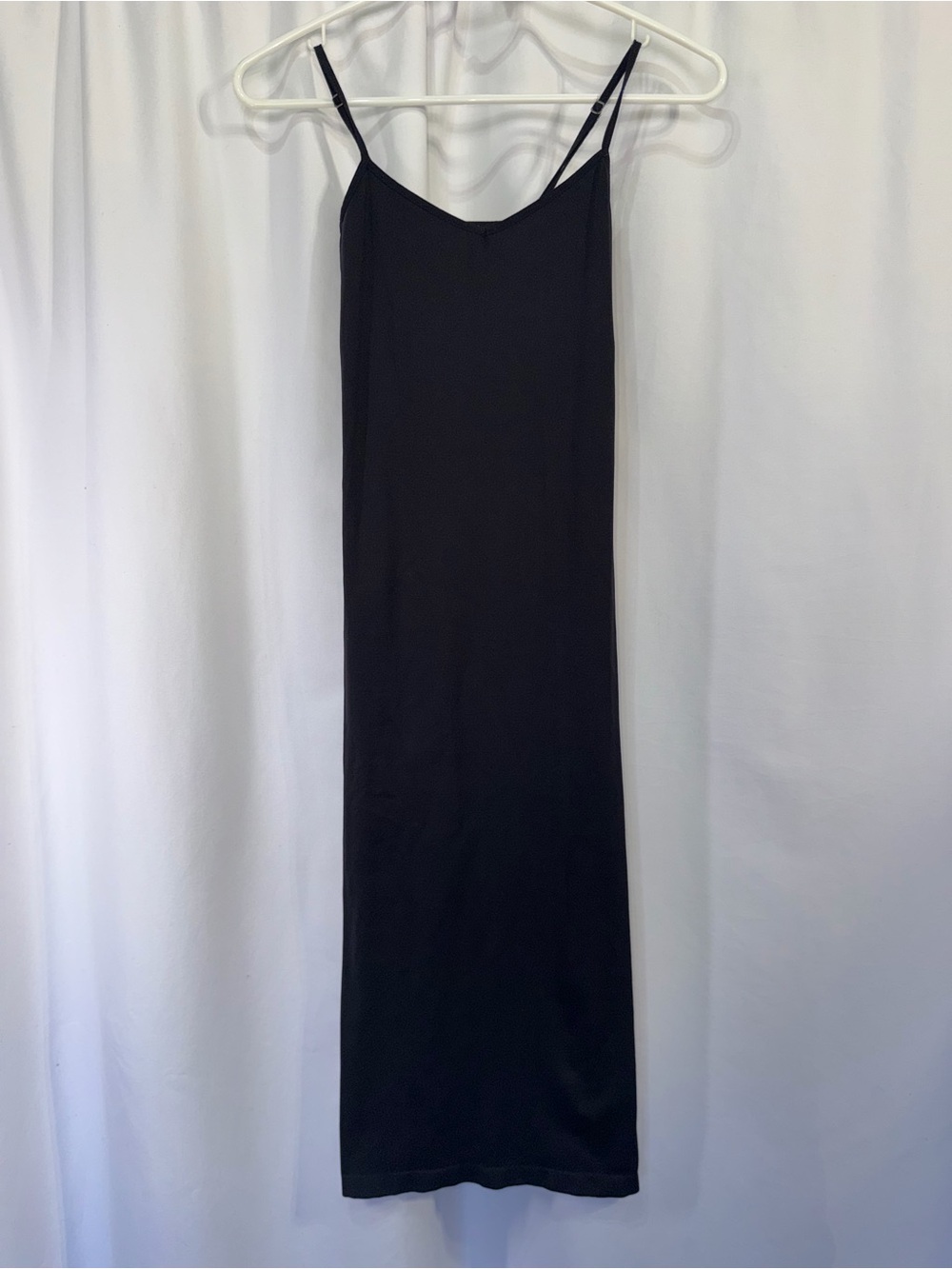 Free People XS/s Classic Black Slip Dress with Spaghetti Straps